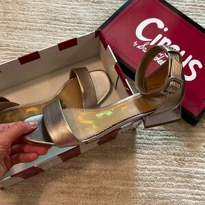 Sam Edelman circus jade champagne blush heels sandals women’s 10